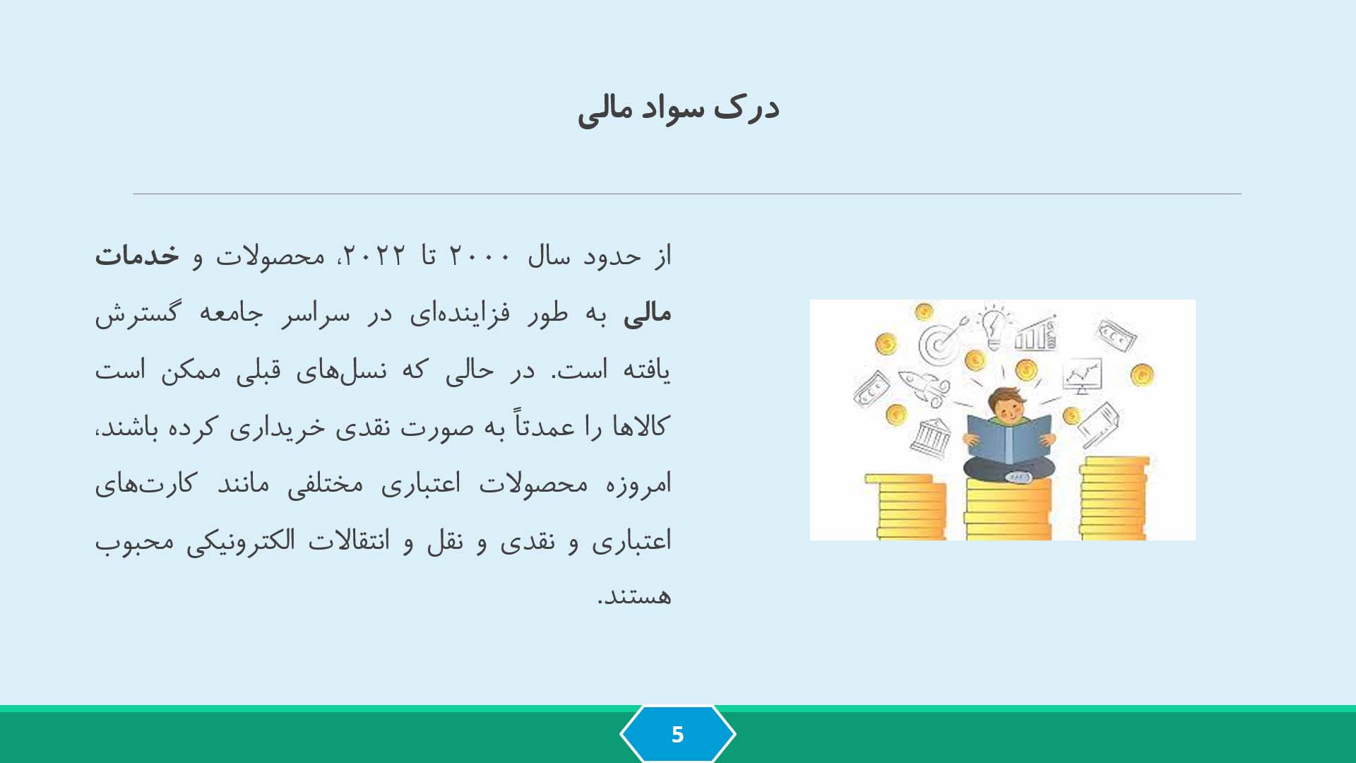 پاورپوینت در مورد سواد مالی